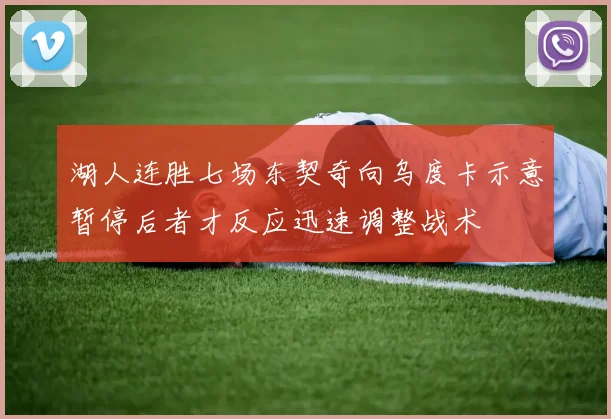湖人连胜七场东契奇向乌度卡示意暂停后者才反应迅速调整战术